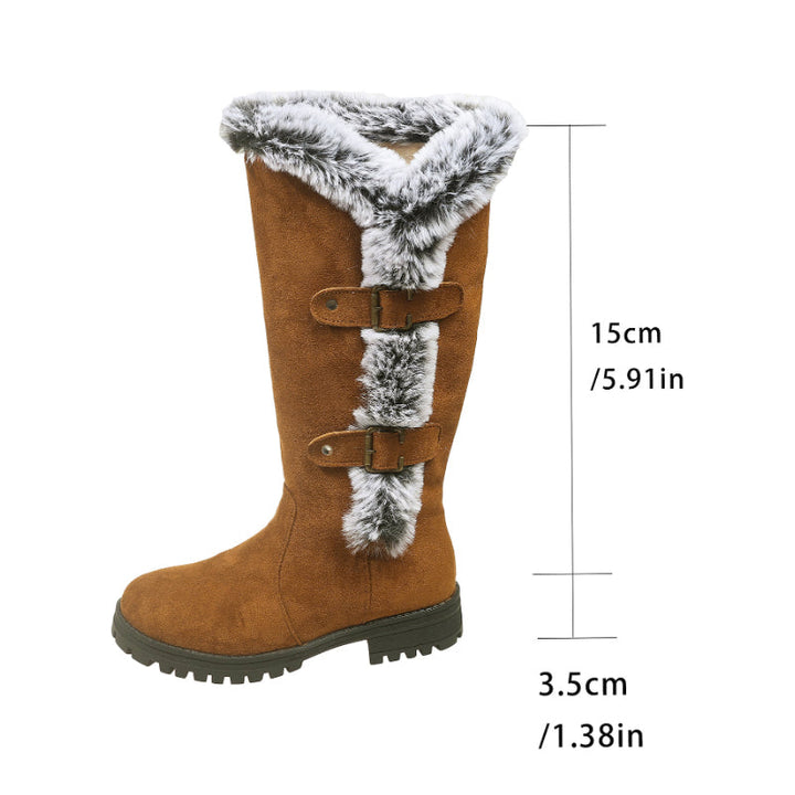 Willow Lane | Bottes d'hiver mi-mollet doublées en peluche