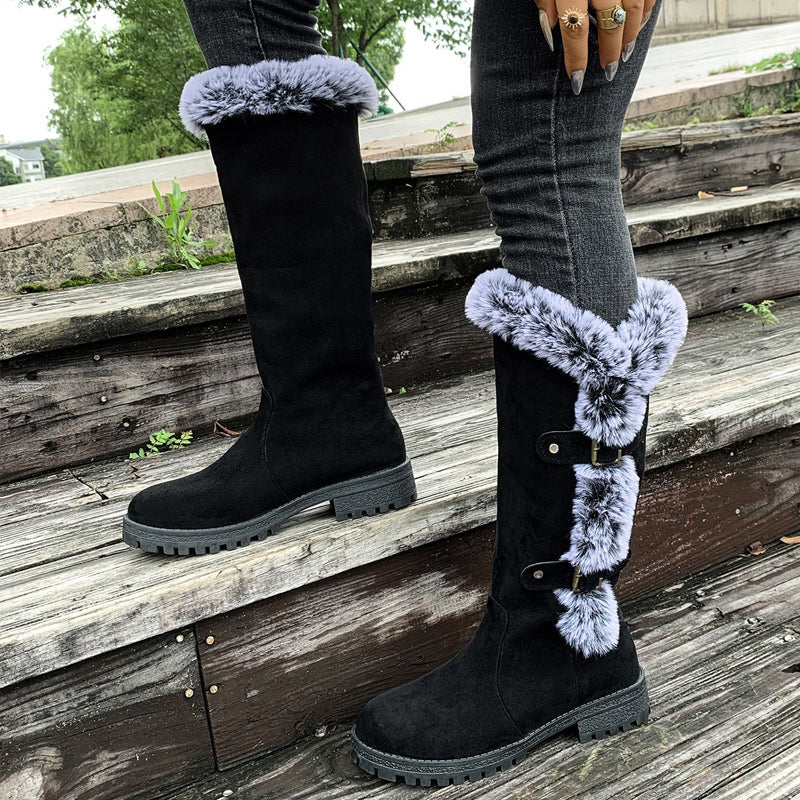 Willow Lane | Bottes d'hiver mi-mollet avec doublure en peluche
