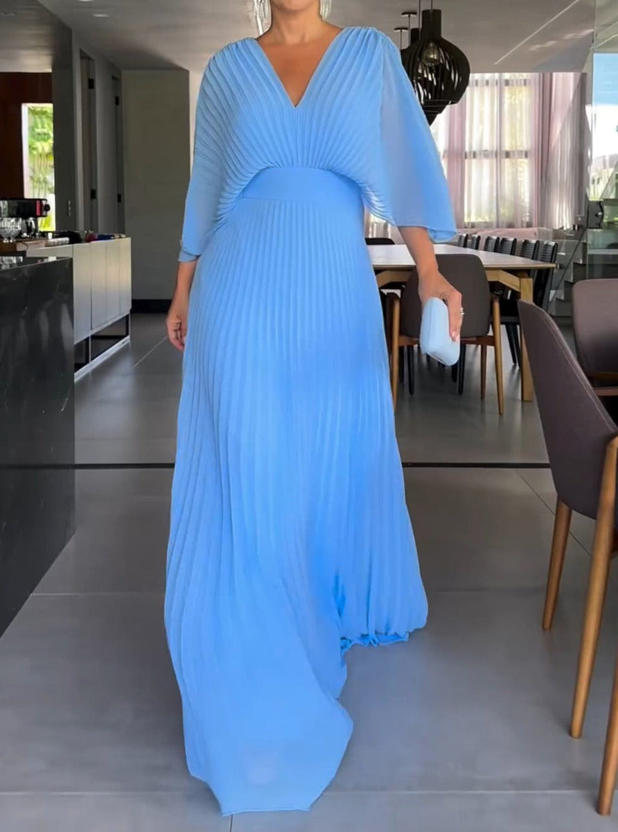 RIA™ - Robe Maxi à Côtes Flottante