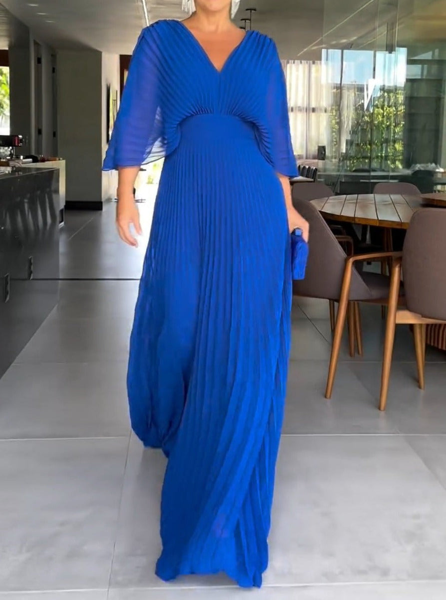 RIA™ - Robe Maxi à Côtes Flottante