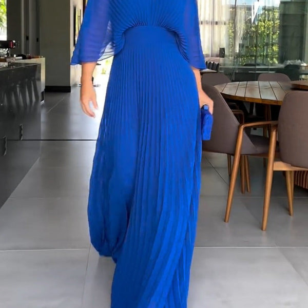 RIA™ - Robe Maxi à Côtes Flottante