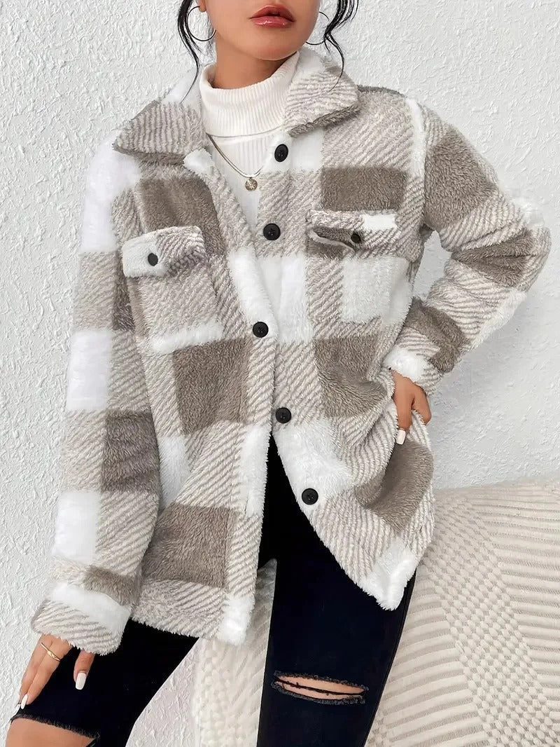 Brooklyn | Veste à Boutons à Carreaux