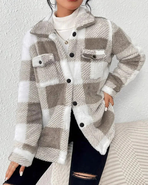 Brooklyn | Veste à Boutons à Carreaux