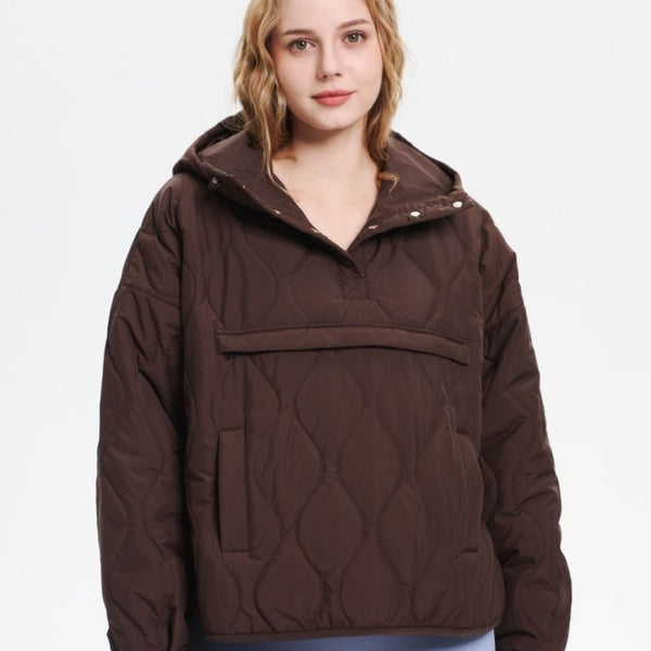 SAULE | VESTE CAPUCHE QUILTÉE RÉSISTANTE À L'EAU