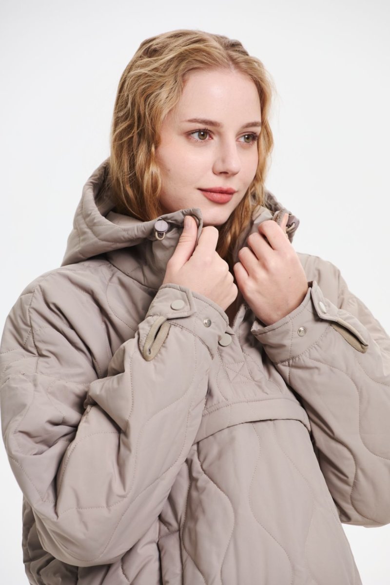 SAULE | VESTE CAPUCHE QUILTÉE RÉSISTANTE À L'EAU